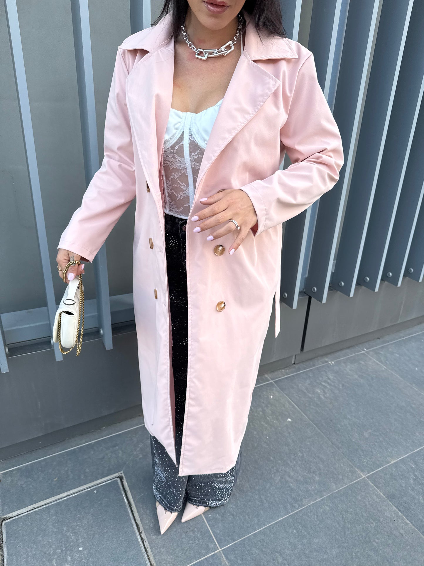 Trench Cipria Francesca