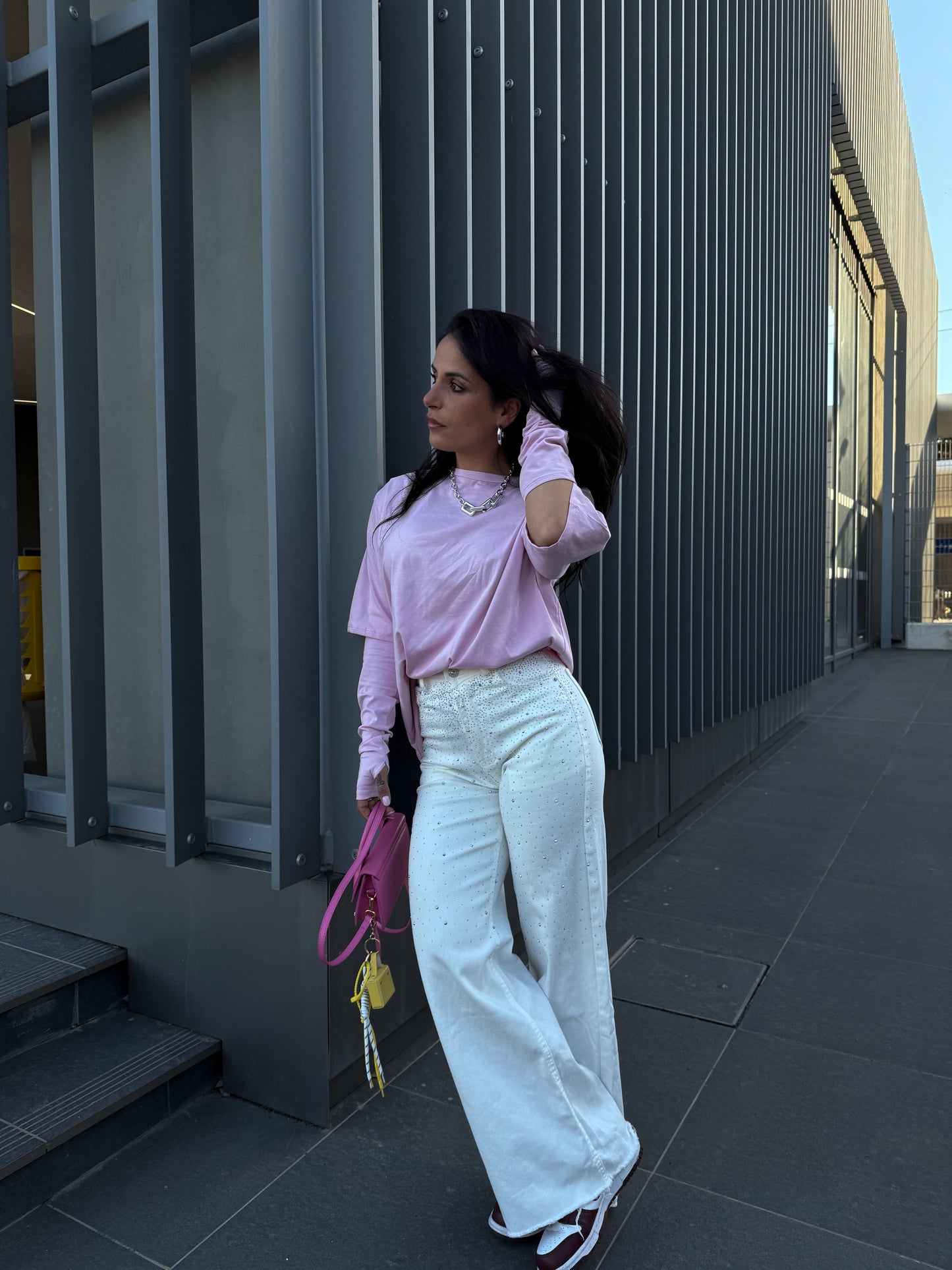 Pantalone Bianco Scintillio