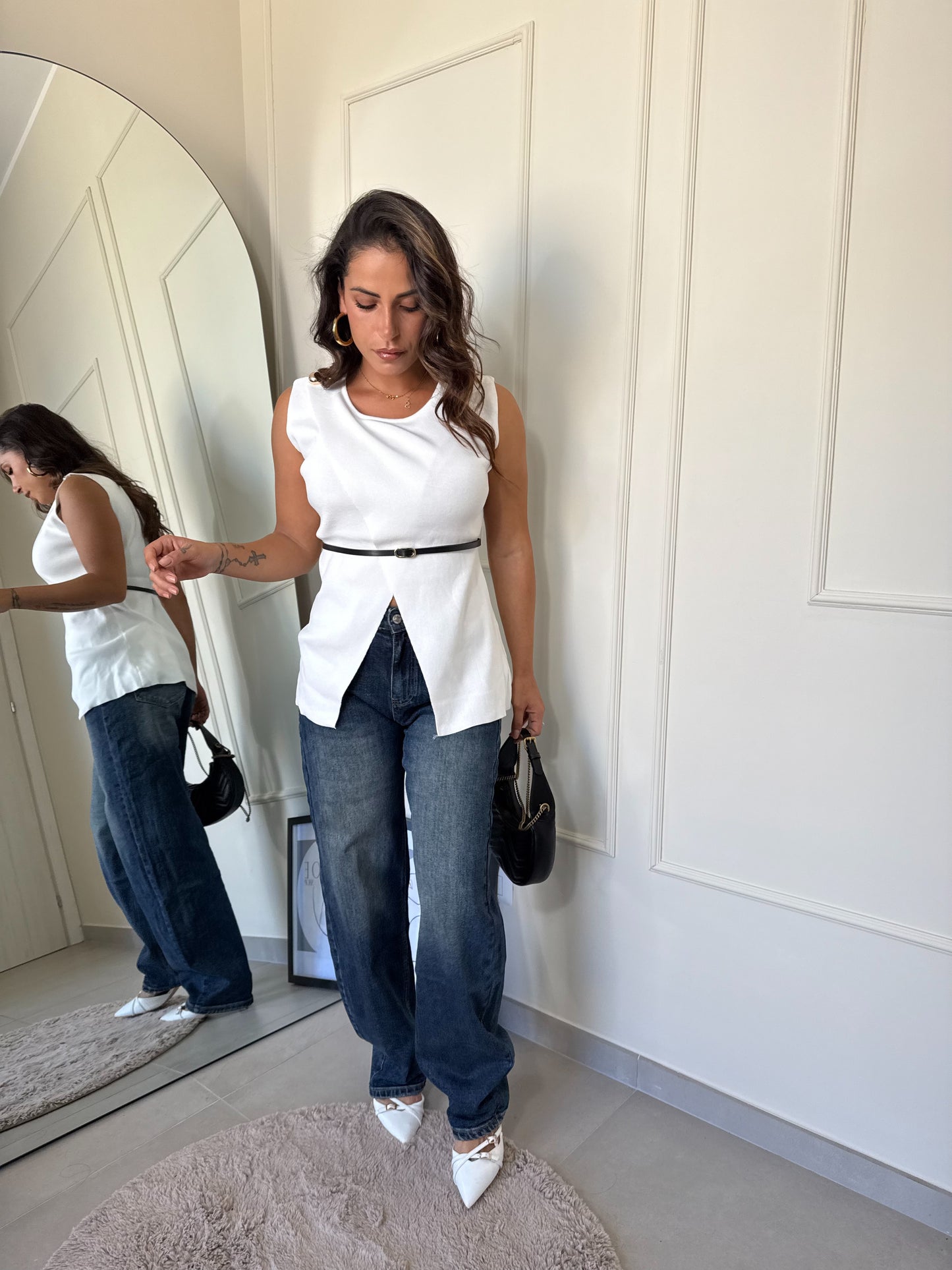 Gilet Con Cinturino Sophia