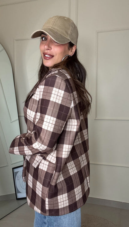 Blazer Oversize Quadri