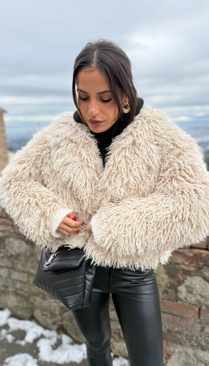 Pelliccia Mongolia Beige