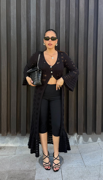 Cardigan Kimono Melita Nero