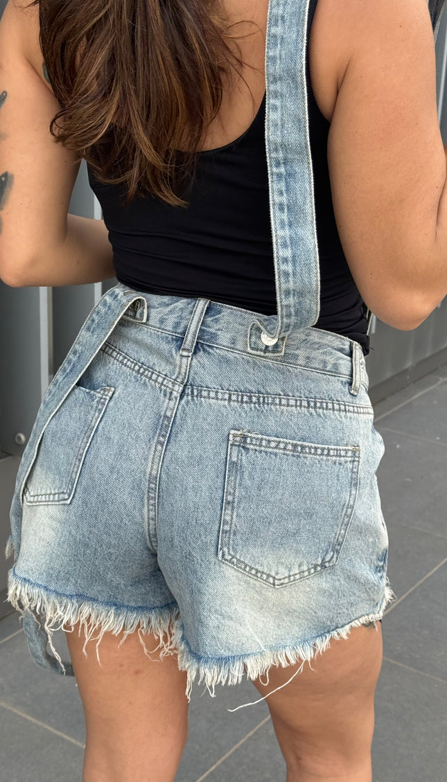 Shorts Denim Salopette