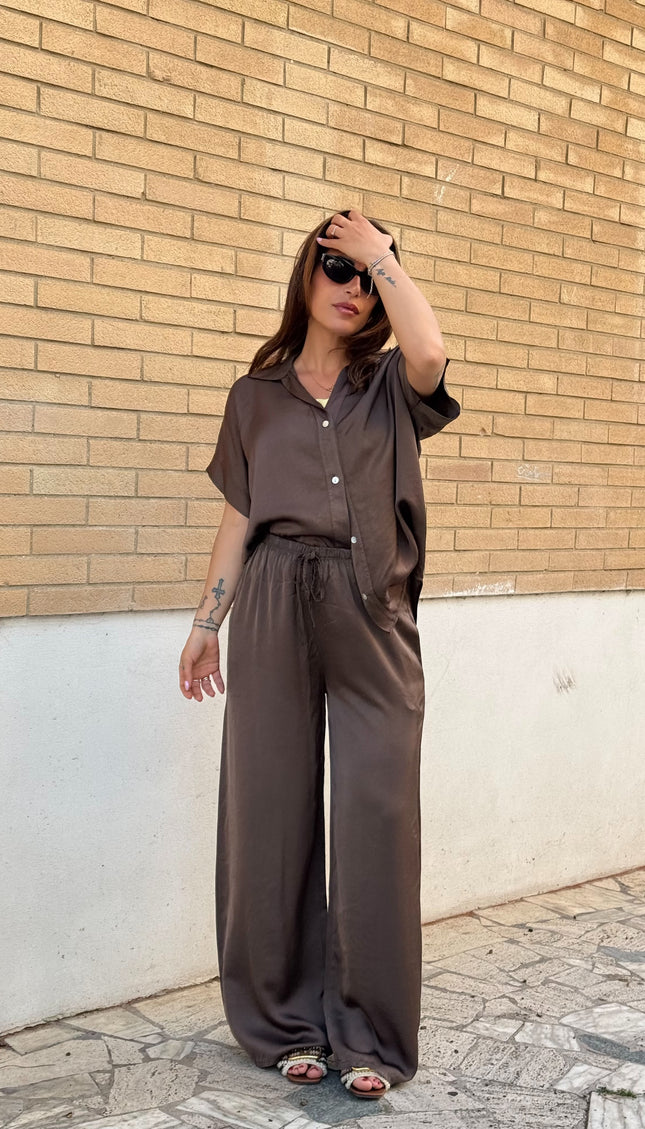 Pantalone Satin Cioccolato