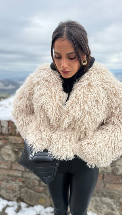 Pelliccia Mongolia Beige
