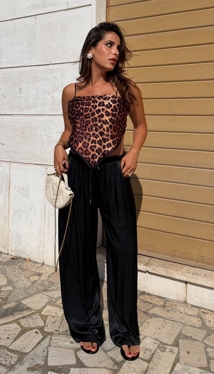 Pantalone Fluid Fit Nero