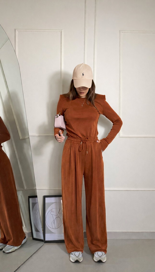 Coordinato Manuela terracotta