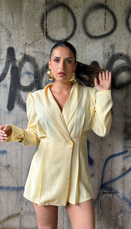 Blazer dress Alba Giallo