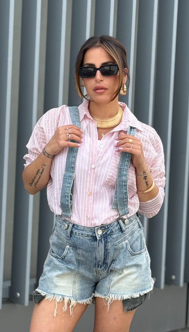 Camicia stella rosa