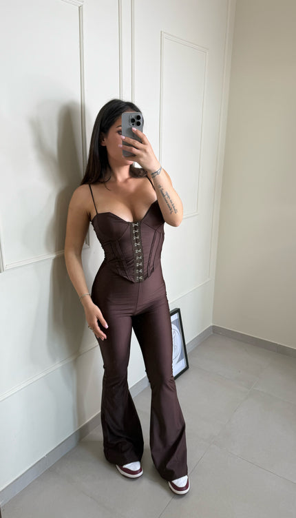 Jumpsuit Wanda Marrone