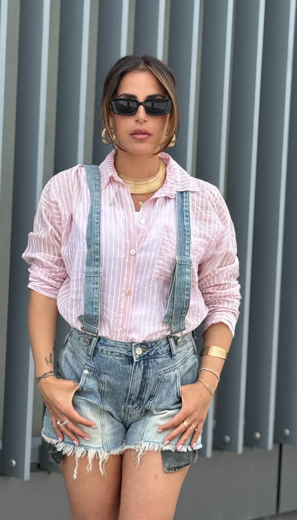 Camicia stella rosa