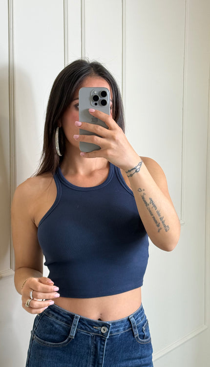 Canotta Aura Blu