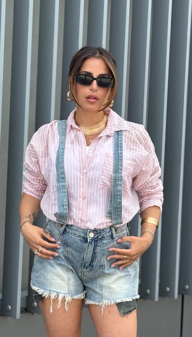 Camicia stella rosa