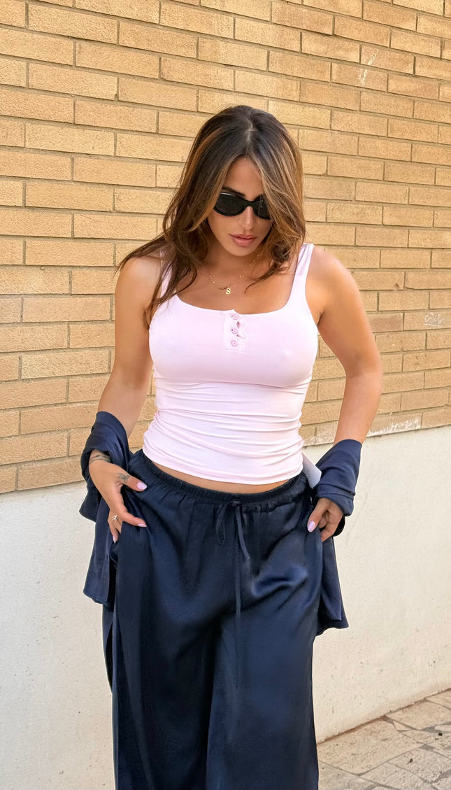 Canotta basic rosa