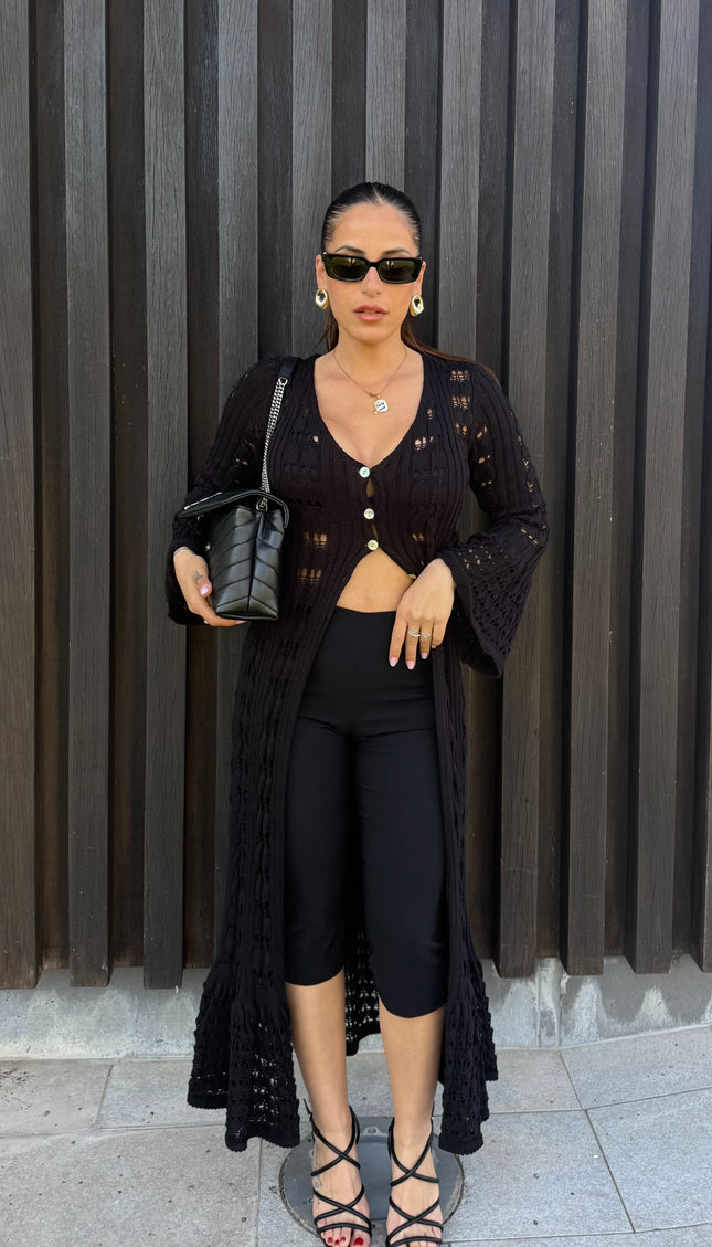 Cardigan Kimono Melita Nero