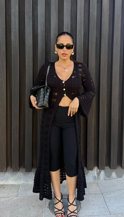 Cardigan Kimono Melita Nero