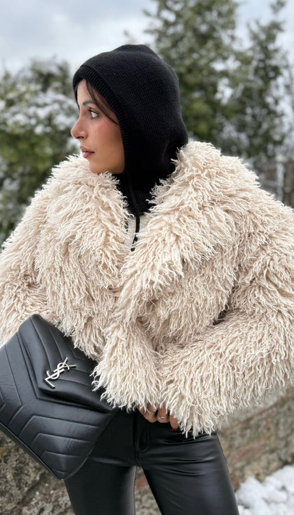 Pelliccia Mongolia Beige