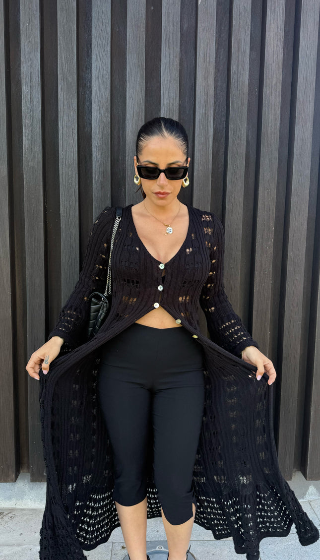 Cardigan Kimono Melita Nero