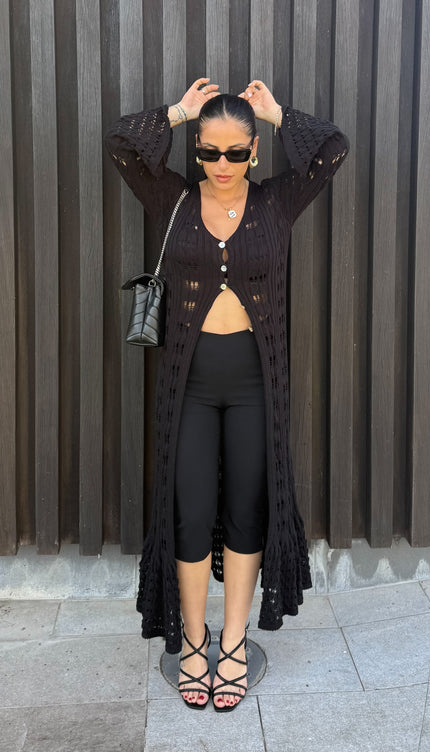 Cardigan Kimono Melita Nero