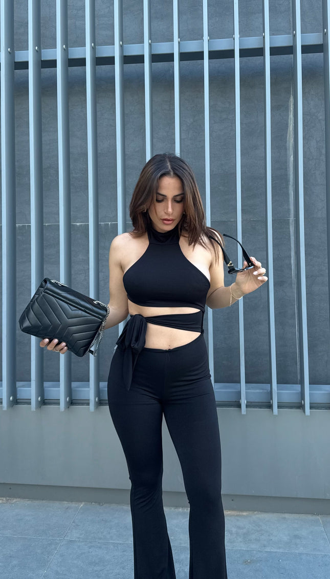 Jumpsuit Silhouette Nera