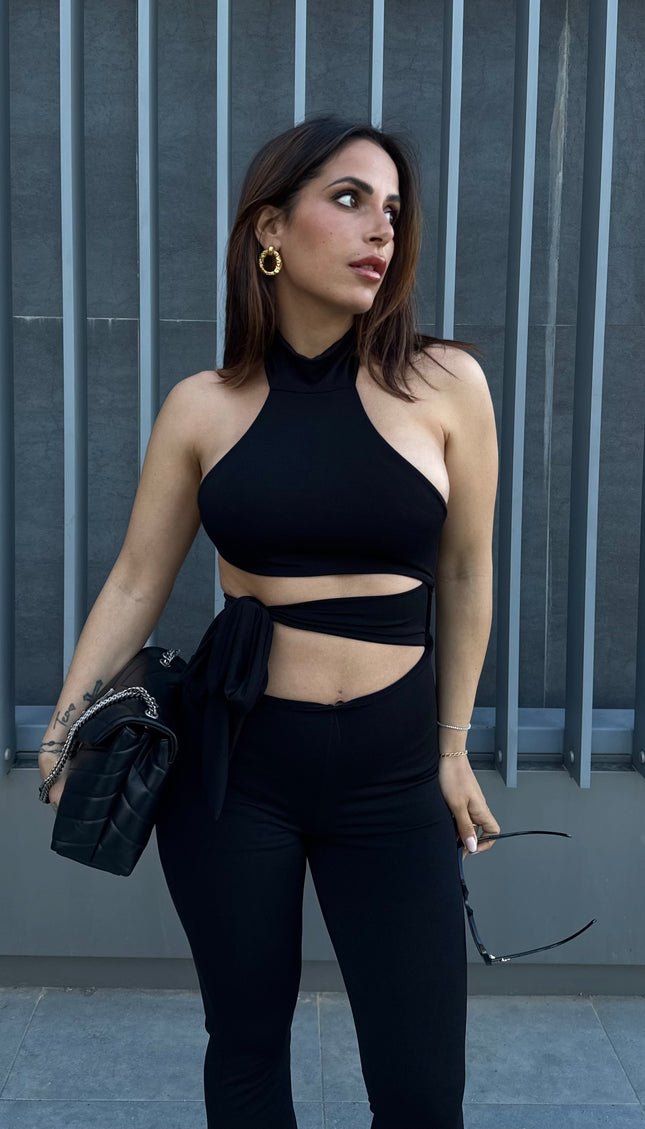 Jumpsuit Silhouette Nera