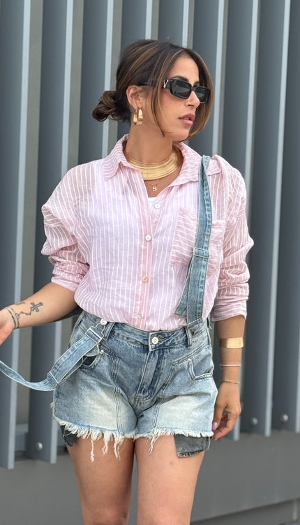 Camicia stella rosa