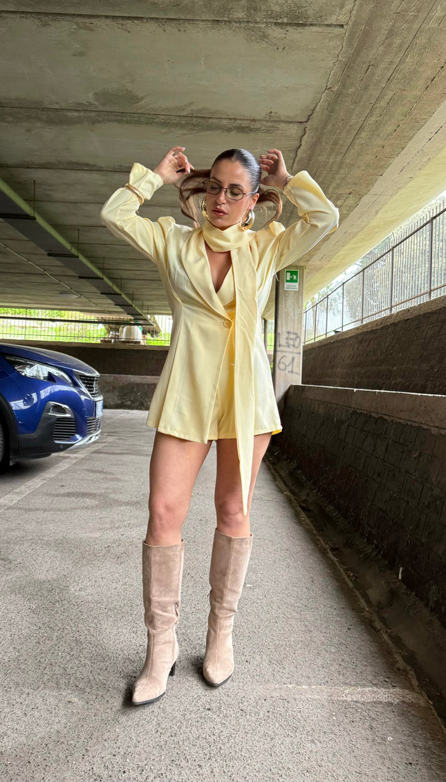 Blazer dress Alba Giallo