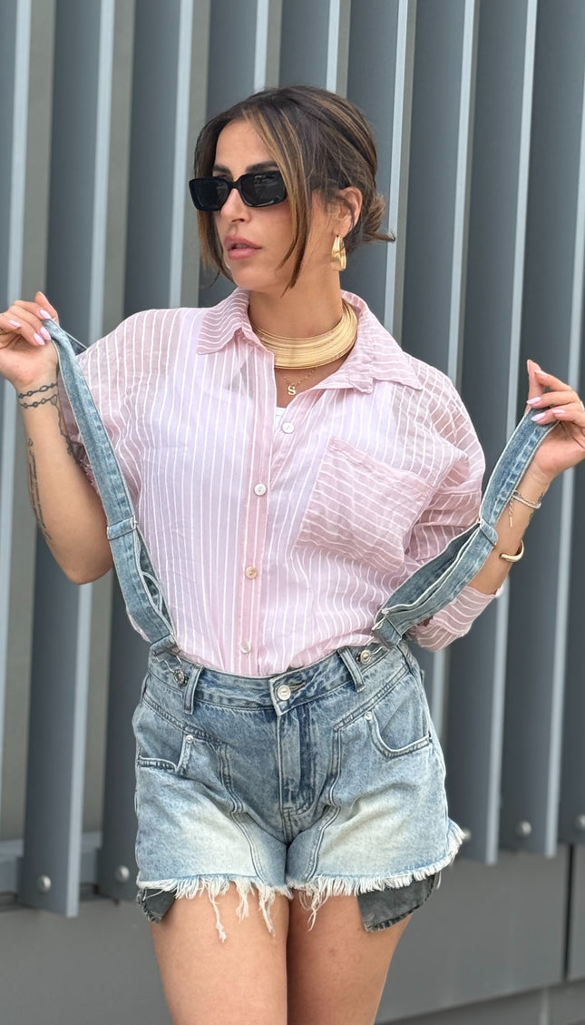 Camicia stella rosa