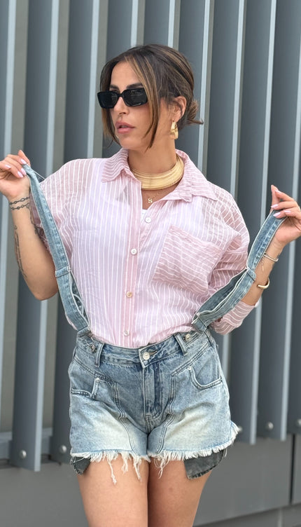 Camicia stella rosa