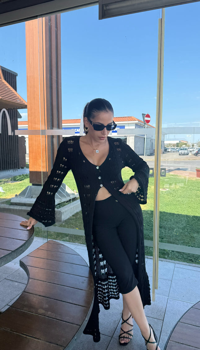 Cardigan Kimono Melita Nero