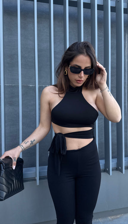 Jumpsuit Silhouette Nera
