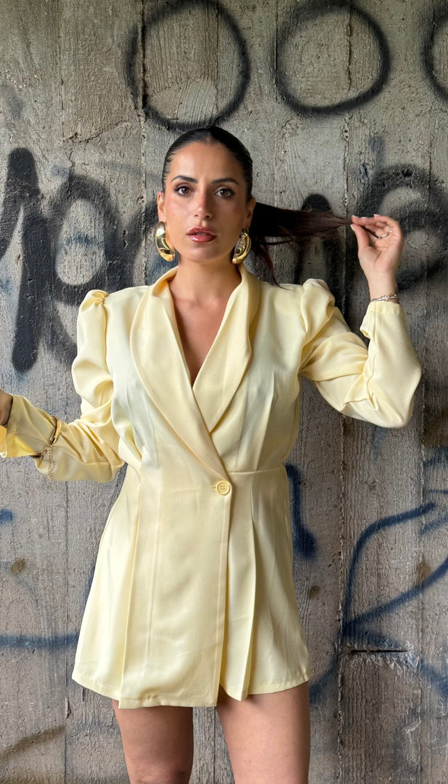 Blazer dress Alba Giallo