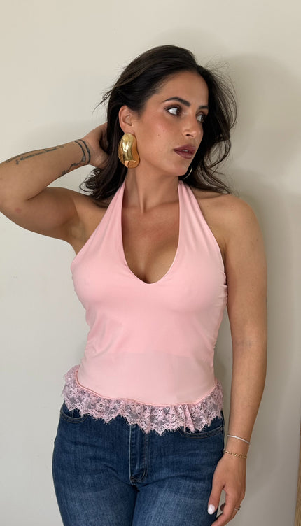 Top Nora rosa