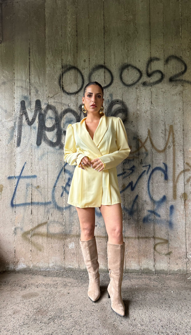 Blazer dress Alba Giallo