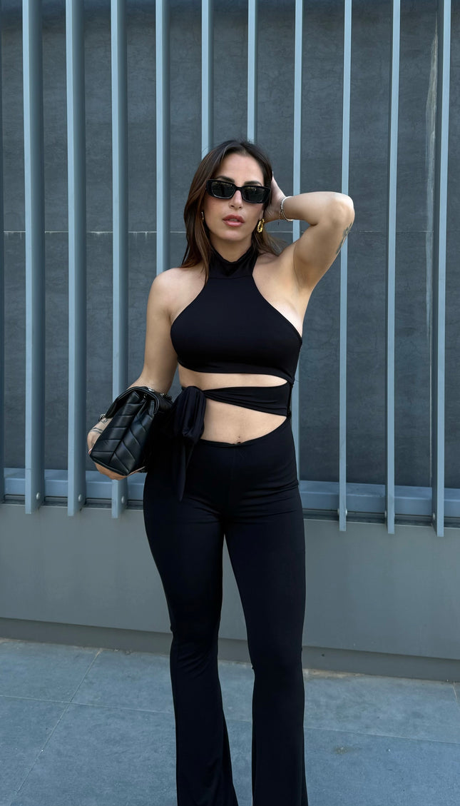 Jumpsuit Silhouette Nera