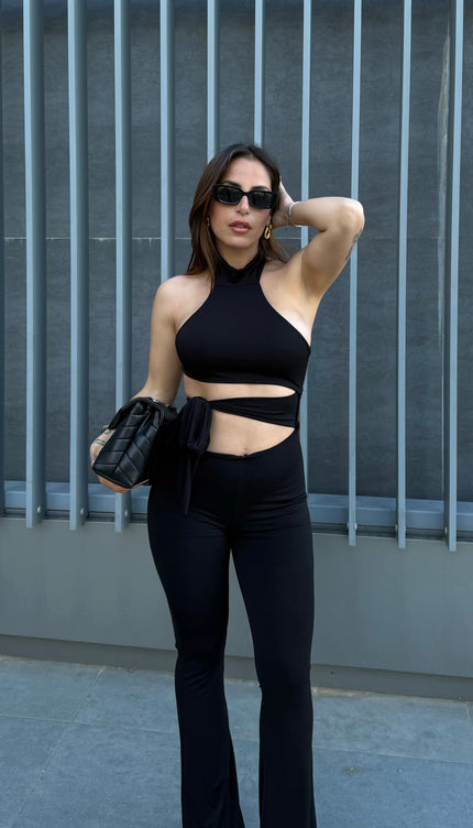 Jumpsuit Silhouette Nera
