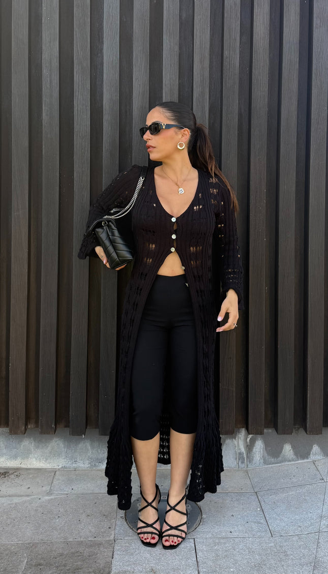 Cardigan Kimono Melita Nero