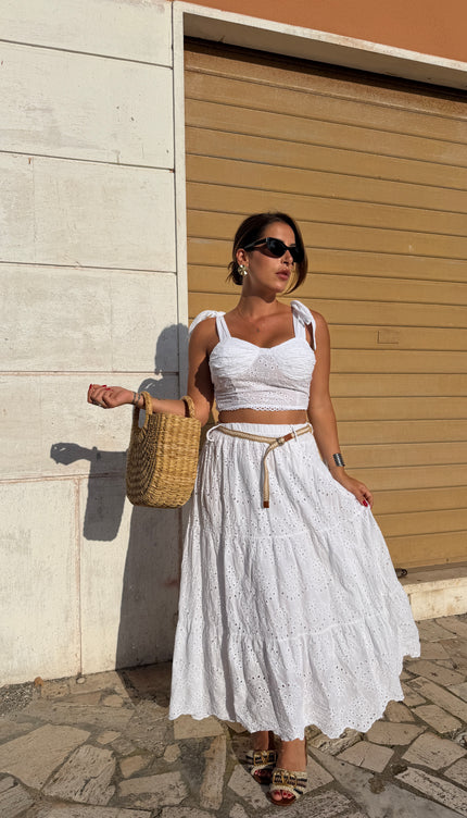 Gonna Positano Sangallo Bianco