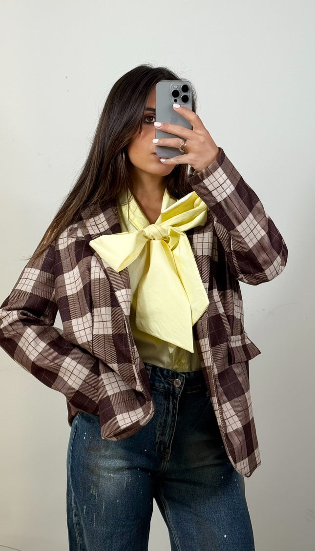 Camicia Fiocco Gialla