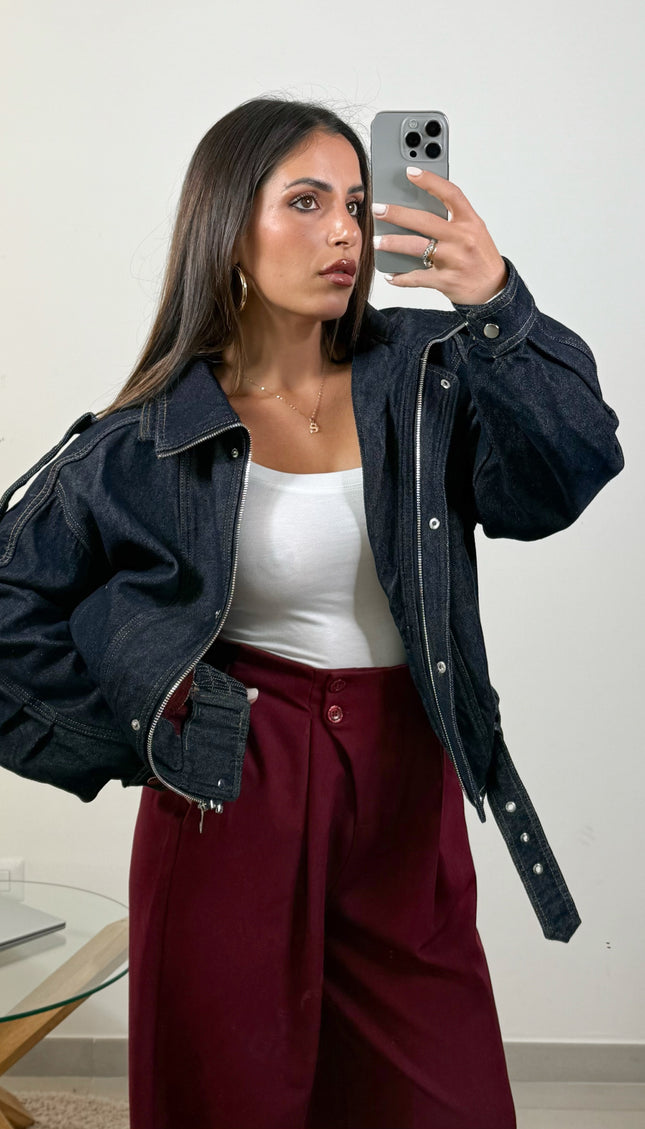Bomber In Denim