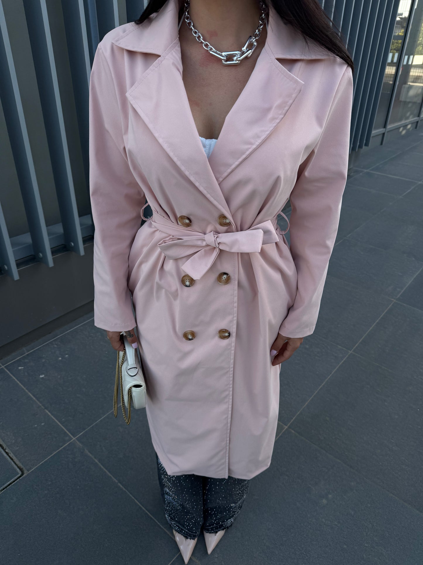 Trench Cipria Francesca