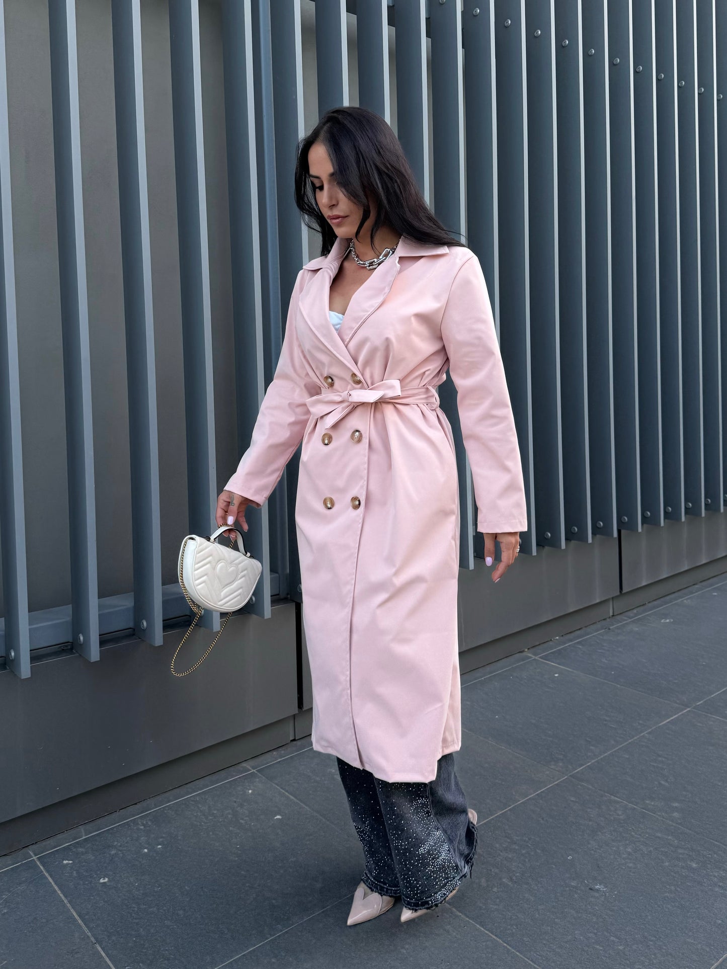 Trench Cipria Francesca