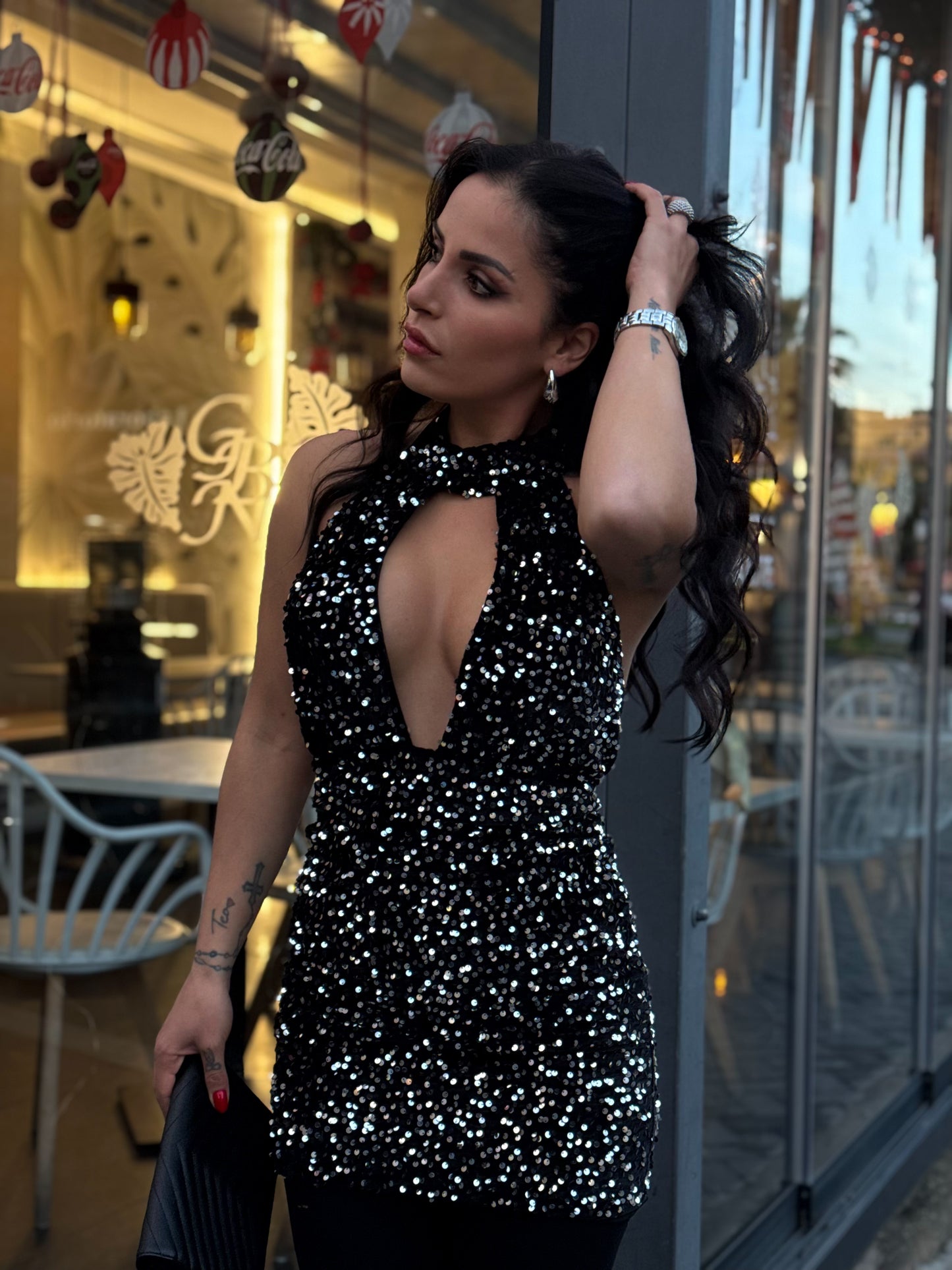 Mini Dress Paillettes Simona