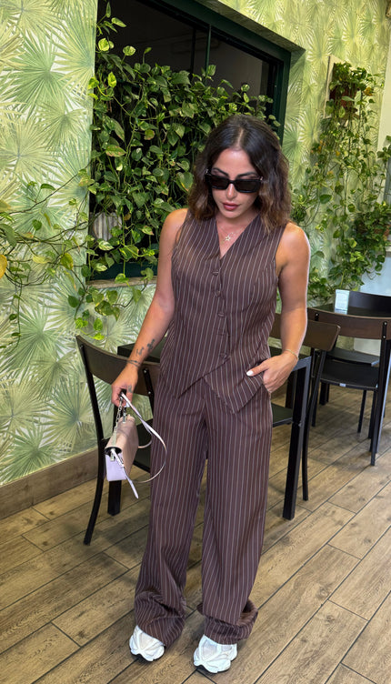 Completo  Gessato Aurora