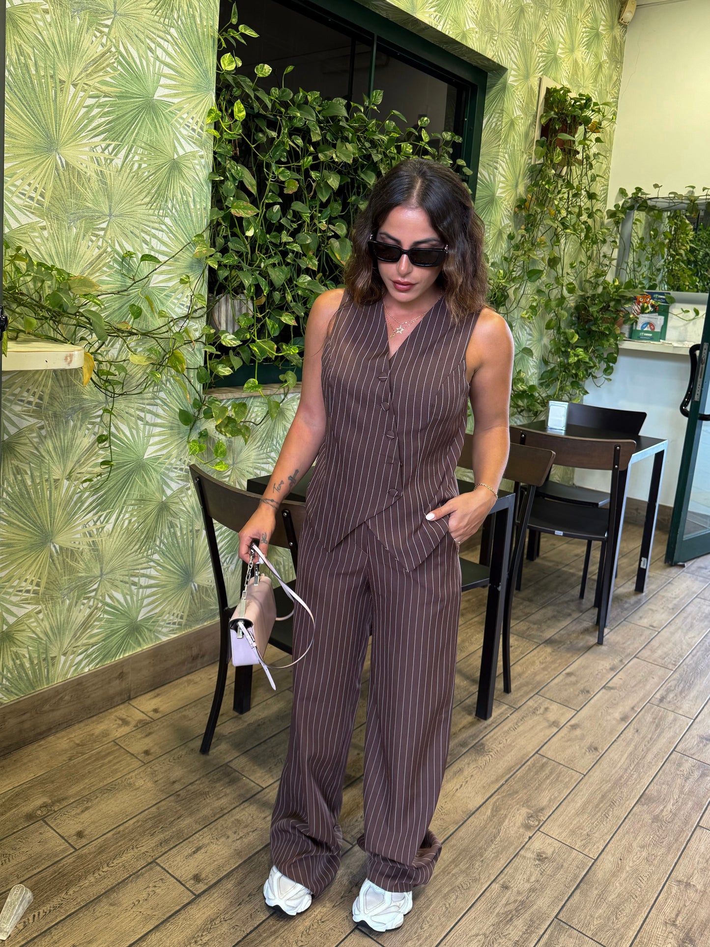 Completo  Gessato Aurora