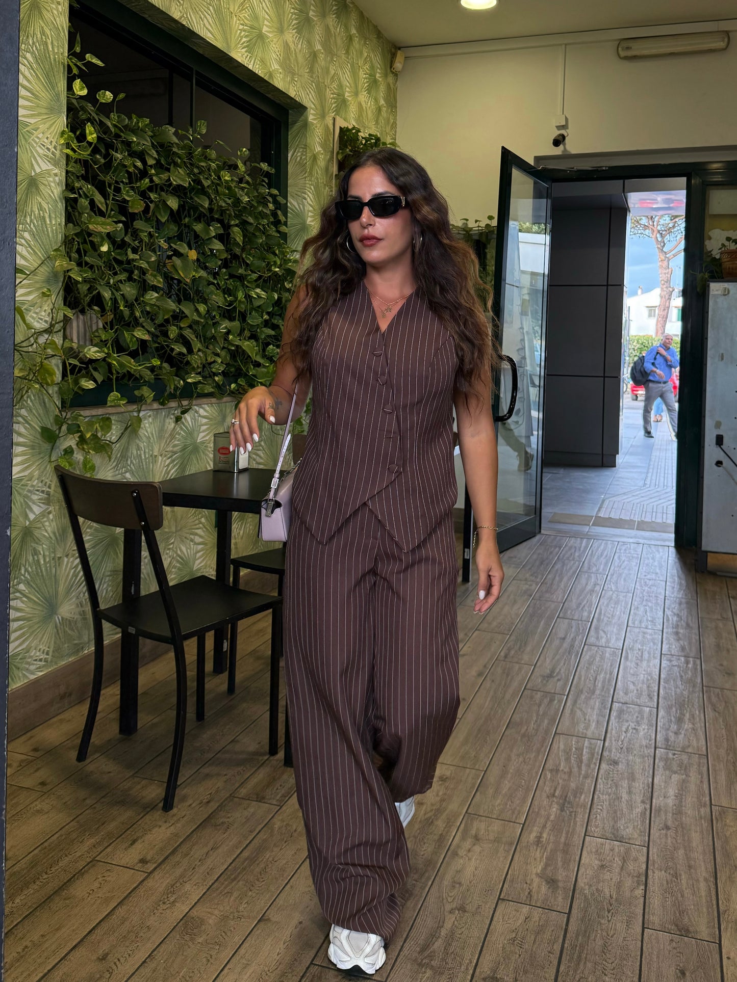 Completo  Gessato Aurora