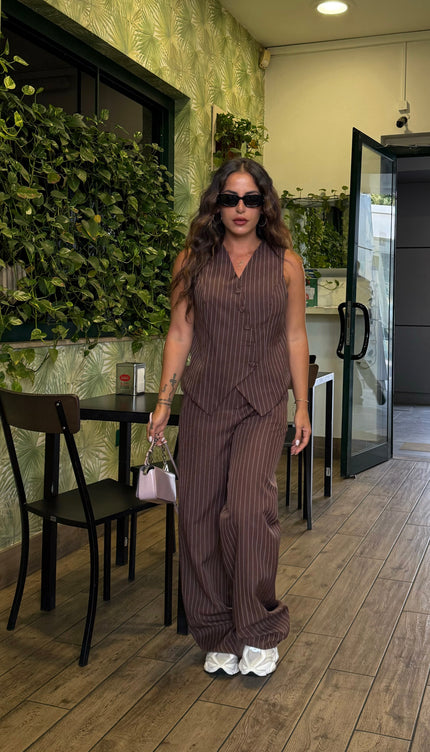 Completo  Gessato Aurora