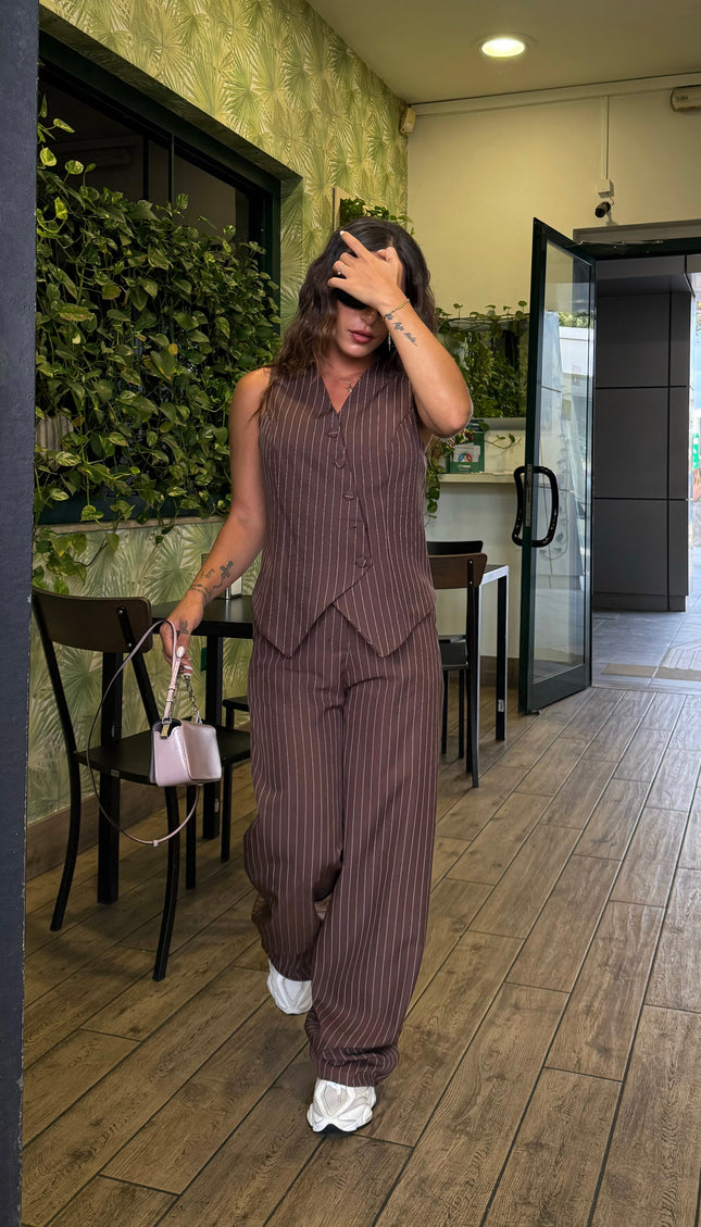 Completo  Gessato Aurora