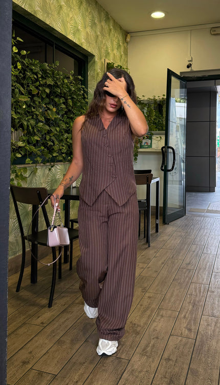 Completo  Gessato Aurora