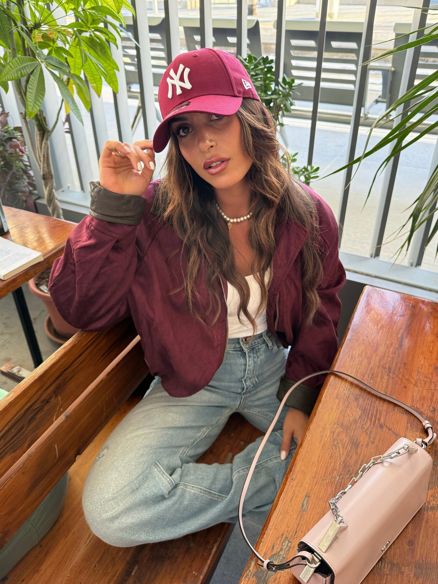 Bomberino Scamosciato Bordeaux